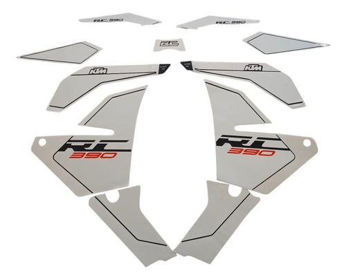 Calcomanias Ktm Rc 390 2017 2019 Kit Completo
