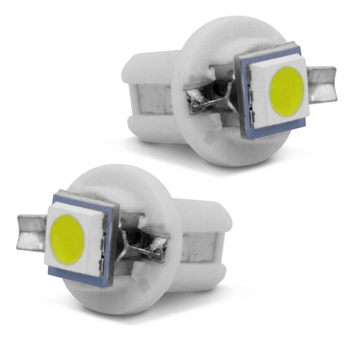 Lámpara Led T5 Con Soporte T8.5d 1smd Blanco Volkswagen Vw