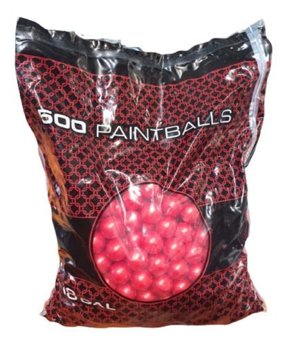 Paintballs Ironmen Pelotas De Pintura Rojas (500) .68 Xt C