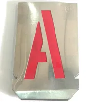 Comprar Letras Caladas De Chapa Para Pintar 70mm Stencil Abecedario