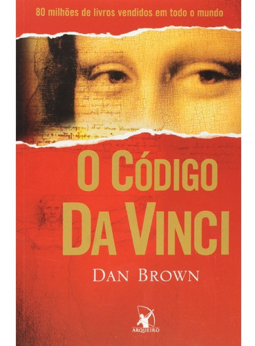 Livro O Código Da Vinci De Dan Brown Editora Arqueiro
