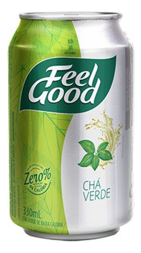 Chá Verde Com Limão Feel Good Lata 330ml Unidade Lata