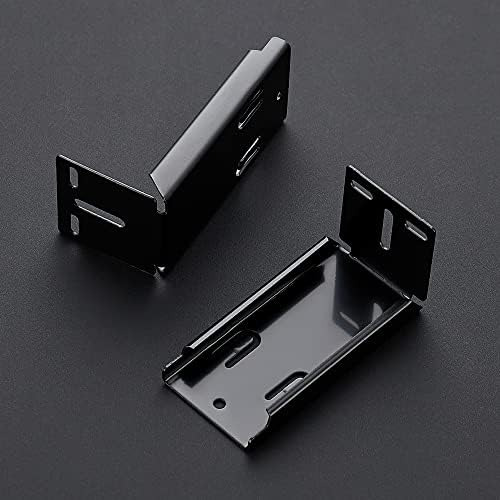 5 Pares 10 Soportes Negros Resistentes De Montaje Trasero