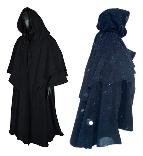Disfraz Medieval, Capa Con Capucha, Bata De Monje, Capa