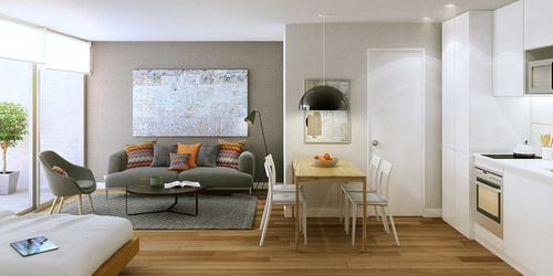 Imagen 5 de 9 de Venta Apartamento Monoambiente Pocitos Edificio M+