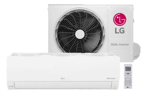 Ar condicionado HW LG Dual Inverter Voice 9.000 btus quente Frio R-32 Branc...