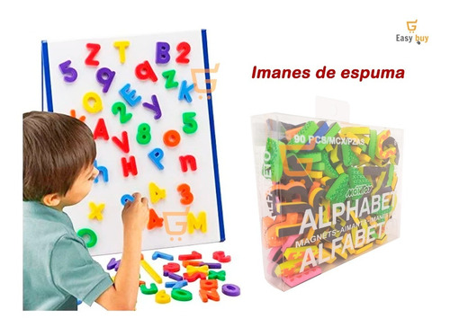 Letras Alfabeto Magneticas X 90 Piezas Iman Nevera Tablero