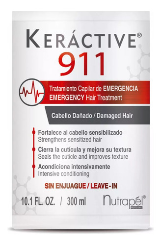 2 Keractive 911 Tratamiento Capilar Emegencia Sin Enjuague
