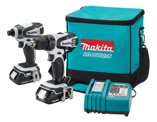 Makita Lct200w 18v Compacto Ion Litio Inalambrico 2 Pieza