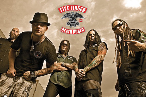 Poster Five Finger Death Punch Oficial 61 X 91 Cm Importado