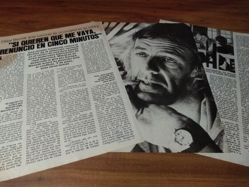 (ar809) Cesar Menotti * Clippings Revista 3 Pgs * 1981 (Usado)