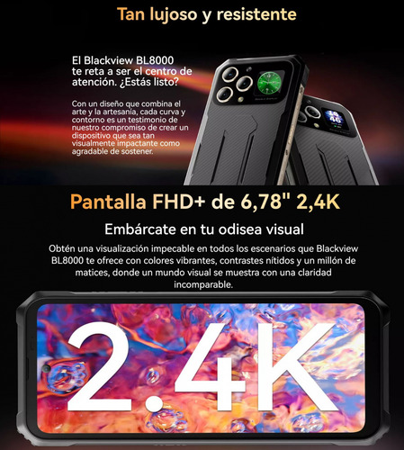Blackview Bl8000 - Resistente 5g, Ip68, Ip69k Y Mil-std-810h