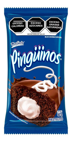 Pinguinos Marinela 2 Piezas 80g
