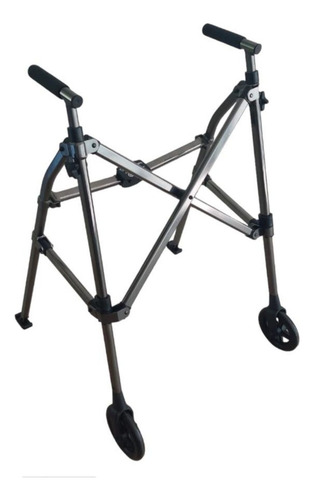 Andadera Rollator Compacta Aluminio Ultraligera Con Ruedas