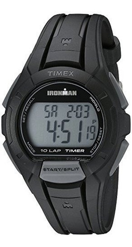 Timex Para Hombre Tw5k94000 Ironman Essential 10 Negro Corre
