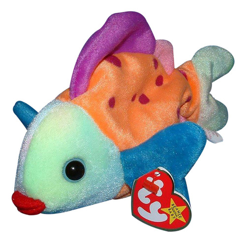 Ty Beanie Babies Lips The Fish - Peluche De Peluche