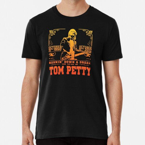 Remera Vintage Tom Petty Música Country Artes Tela Decorativ