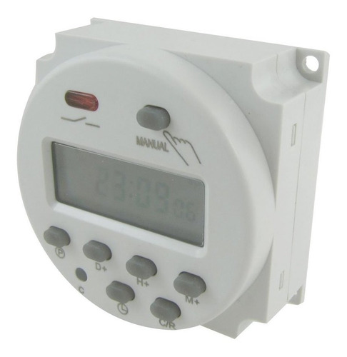 Uxcell Relé Temporizador Programable, 12 V De Cc, 10 A, Lcd 