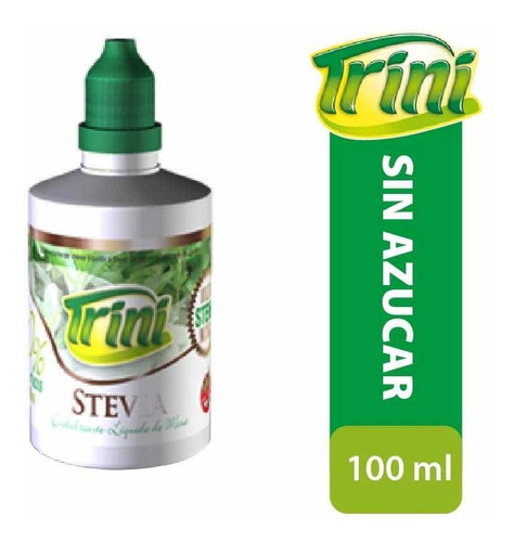 Stevia Endulzante En Gotas Liquido Sin Tacc Trini 100 Ml