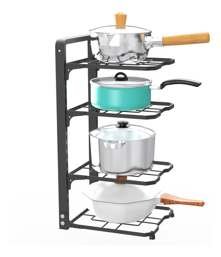 Romatia Pot And Pan Organizer Rack Para Debajo Del Gabinete,