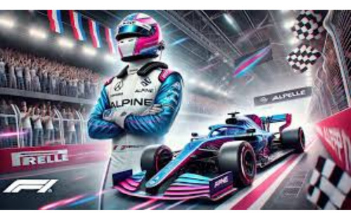 Pintura Para Auto Rosa Alpine Franco F1 Colapinto 1lt Bicapa