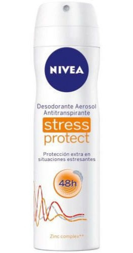 Pack 4 Desodorante Nivea Spray Stress Protect