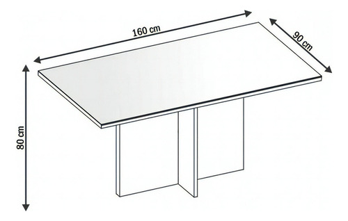 Mesa De Madeira Lisboa Com Tampo De Vidro Branco 050517