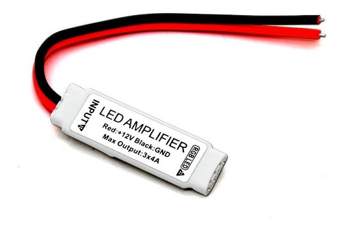 Mini Amplificador Led Tira 5050 2835 Rgb Multicolor 12v