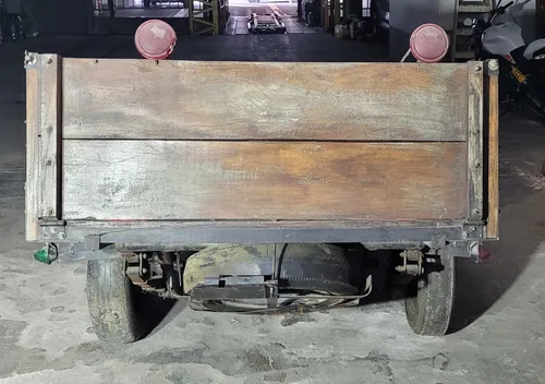 Trailer Arrastre De Hierro Ángulo Y Madera Dura