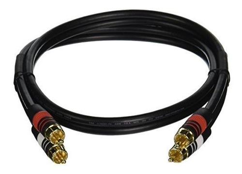 Monoprice 102869 3 .premium 2 Rca Plug A 2 Rca Plug 22awg Ca