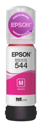 Refil De Tinta Epson T544 Original L3110 L3150 L5190 Magenta