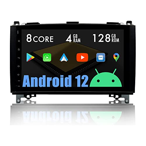 Android 12 Estéreo Automóvil Carplay Y Gps Mercedes-b...