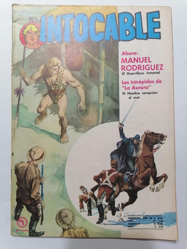 Lote 7 Comic El Intocable - Manuel Rodriguez Quimantú