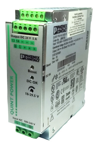 Fuente De Alimentación 220v 24vdc 5a Phoenix Contact Quint