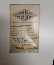 Comprar Juntas Carburador - Volkswagen Passat Ls - Carburador Solex