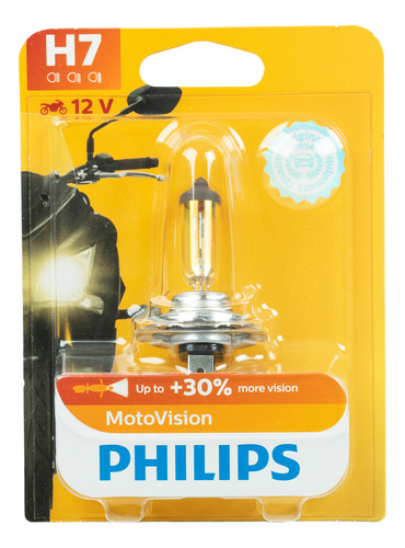 Lampara H7 55w 12v 12972 Moto Halogena X1 Philips