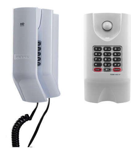 Telefone Voip Poe Interfone Tdmi 400 Ip Intelbras P/ Parede