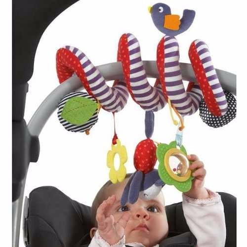 Móbile Espiral Chocalho Bebê Conforto Carrinho Brinquedo