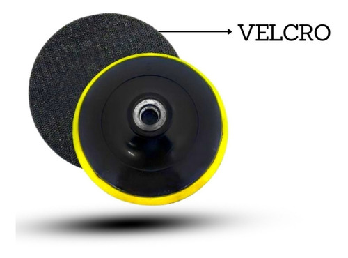 Imagem 4 de 8 de Kit C/1 Boina Lã Polimento Automotivo Disco 125mm Politriz
