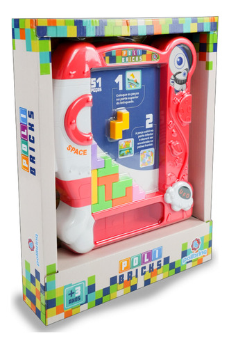 Brinquedo Educativo Jogo Tetris Quebra Cabeça Combinação