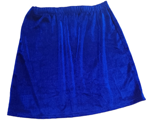 Pollera Minifalda Azul 