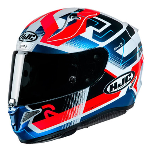 Capacete Hjc Rpha 11 Nectus Azul C/ Vermelho 58