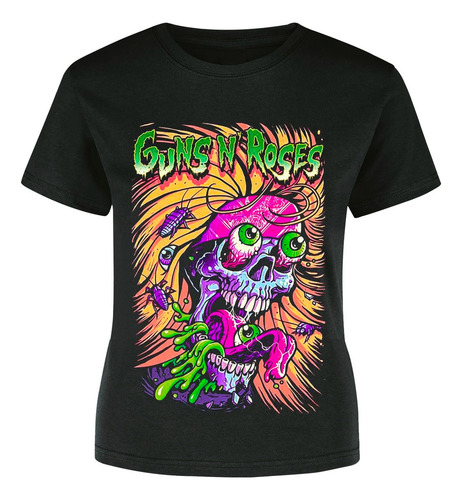 Playera Mujer Icono Hard Rock Glam D1 Gn'r Varios Modelos