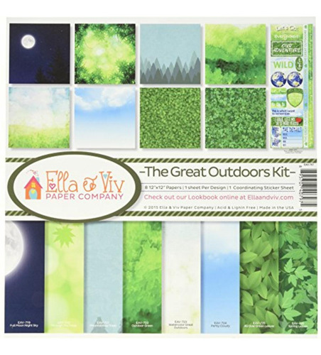 Reminisce Eav-797 The Great Outdoors Collection Kit