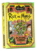 Comprar Cartas de baralho de luxo de Rick And Morty Adult Swim Pickle Green Reverse em inglês Personagem Rick Sanchez