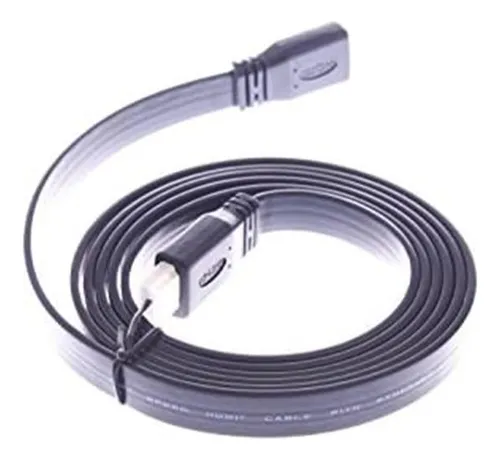 Cable Hdmi V1.4 Plano Smakn De 2 M Speed + Ethernet Oro 3d H