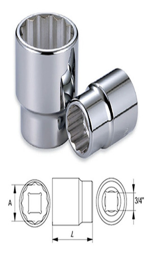 Dado Poligonal Crossman 3/4 De 29 Mm