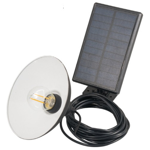 Luminario Solar Colgante Foco Roscable 2 W