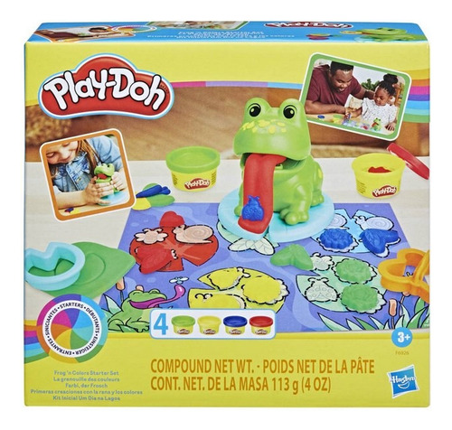 Play-doh Primeras Creaciones Con La Rana Y Los Colores