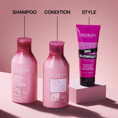 Champú Redken Volume Injection Para Cabello Fino 1l